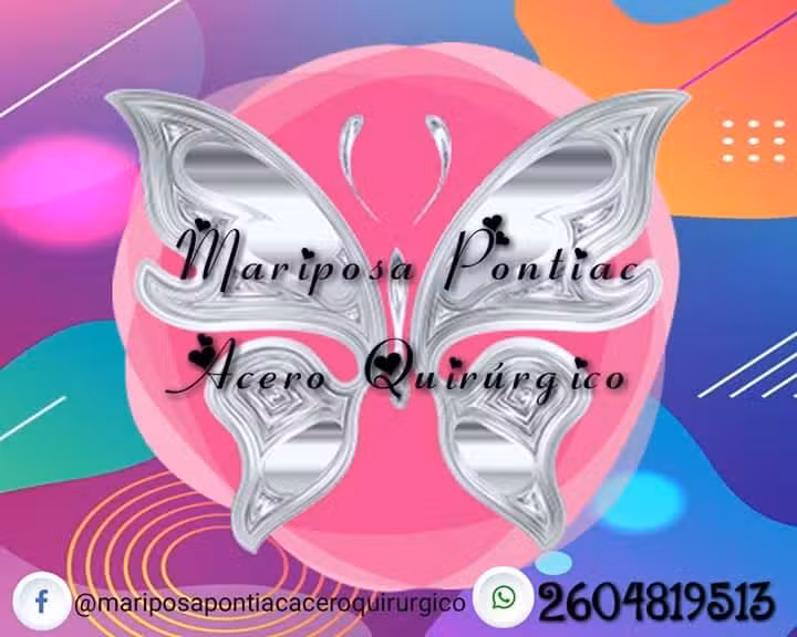 Mariposa Pontiac Acero Quir&uacute;rgico